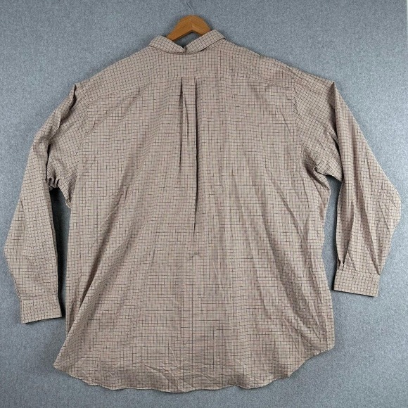 Ralph Lauren Classic Fit Tall Plaid Long Sleeve Button Down Shirt Men's 4XLT NEW - Picture 8 of 9